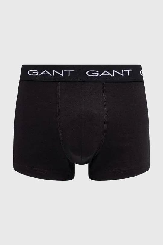 Gant boxer pacco da 5 nero