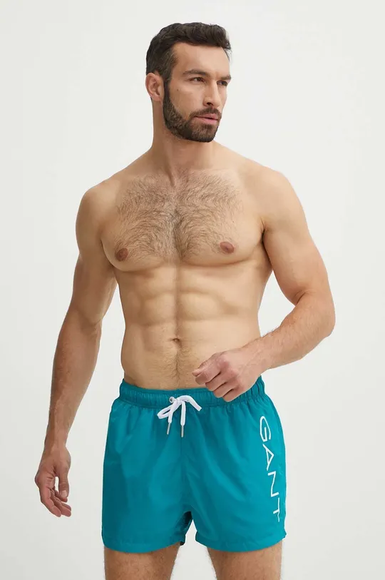 tirkizna Kratke hlače za kupanje Gant Muški