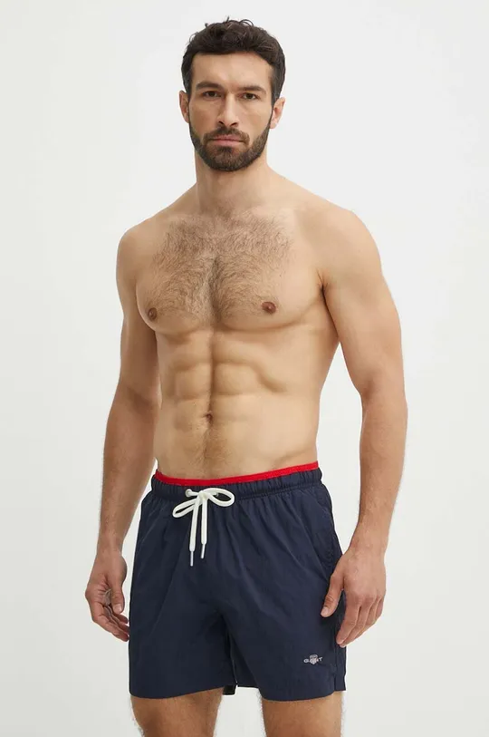 mornarsko plava Kratke hlače za kupanje Gant Muški