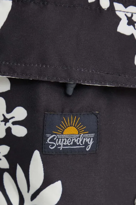 čierna Plavkové šortky Superdry