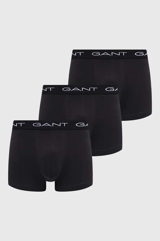 črna Boksarice Gant 3-pack Moški