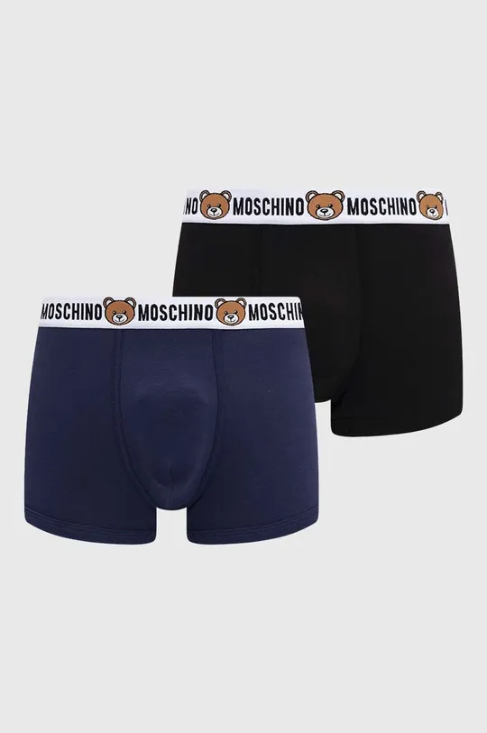 mornarsko modra Boksarice Moschino Underwear 2-pack Moški