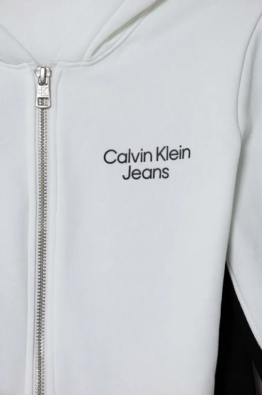 Detská bavlnená mikina Calvin Klein Jeans 100 % Bavlna