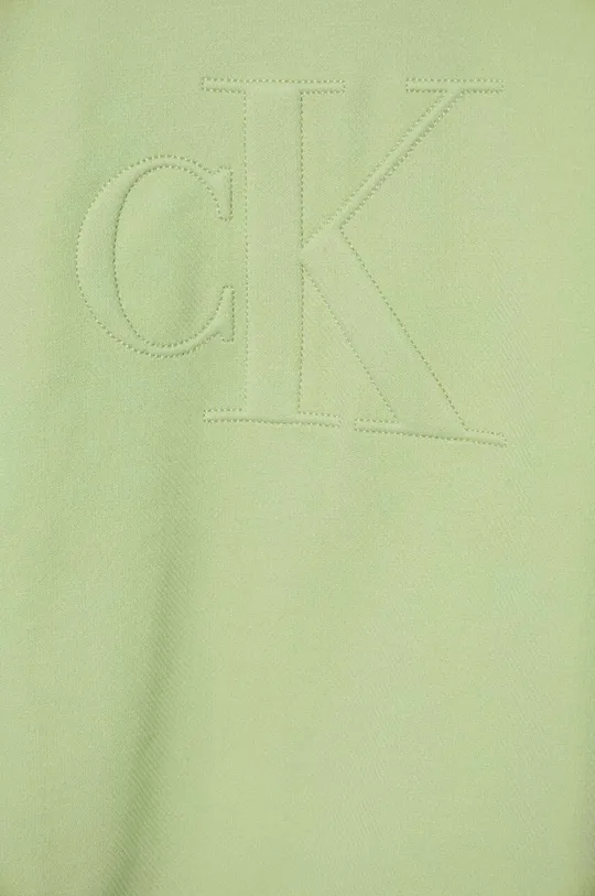 Detská mikina Calvin Klein Jeans zelená