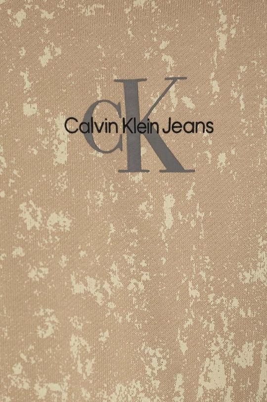 Detská bavlnená mikina Calvin Klein Jeans Základná látka: 100 % Bavlna Elastická manžeta: 97 % Bavlna, 3 % Elastan