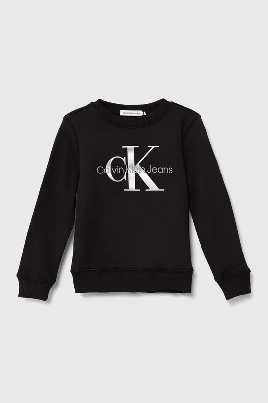 μαύρο Βαμβακερή μπλούζα Calvin Klein Jeans Για αγόρια