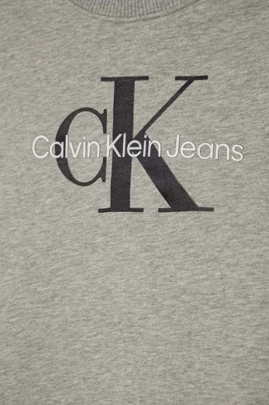 Otroški bombažen pulover Calvin Klein Jeans 100 % Bombaž