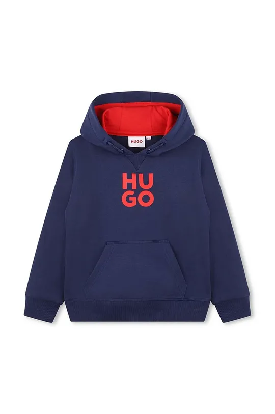 mornarsko modra Otroški pulover HUGO Fantovski