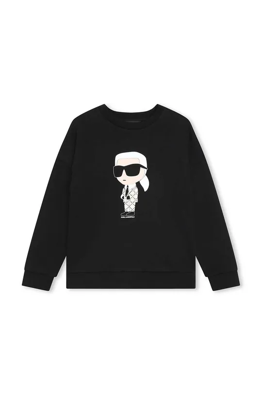 čierna Detská mikina Karl Lagerfeld Chlapčenský