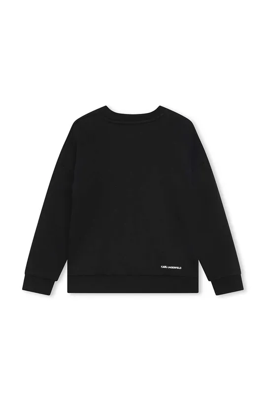Otroški pulover Karl Lagerfeld črna