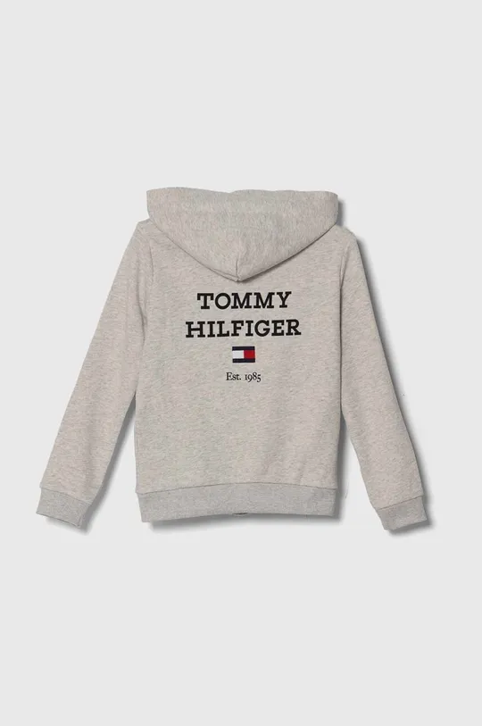 Otroški pulover Tommy Hilfiger siva