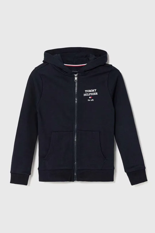 granatowy Tommy Hilfiger bluza dziecięca Chłopięcy