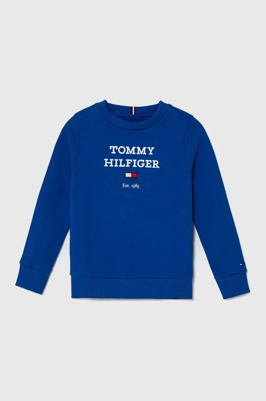niebieski Tommy Hilfiger bluza dziecięca Chłopięcy