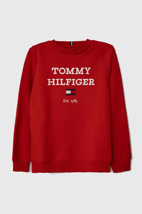 rdeča Otroški pulover Tommy Hilfiger Fantovski