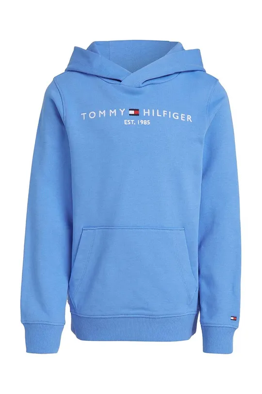 Детская хлопковая кофта Tommy Hilfiger голубой