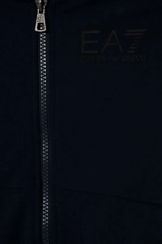Detská bavlnená mikina EA7 Emporio Armani Základná látka: 100 % Bavlna Elastická manžeta: 95 % Bavlna, 5 % Elastan