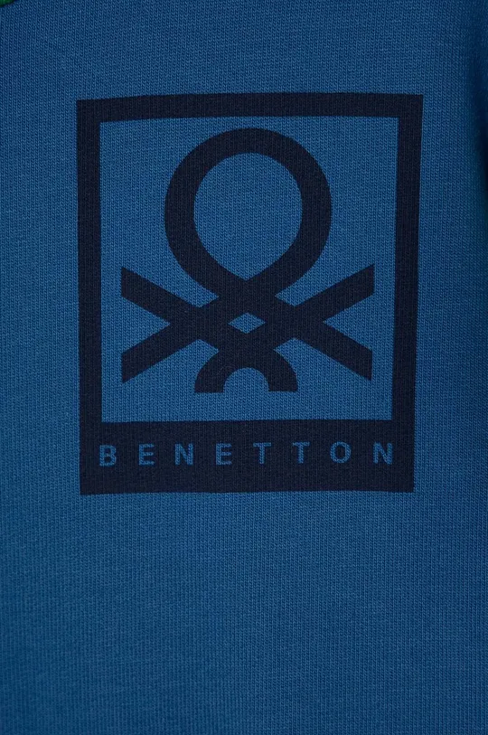 Dječja pamučna dukserica United Colors of Benetton 100% Pamuk