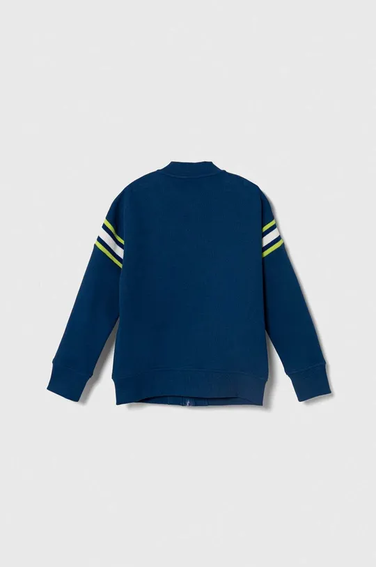 Otroški bombažen pulover Emporio Armani mornarsko modra