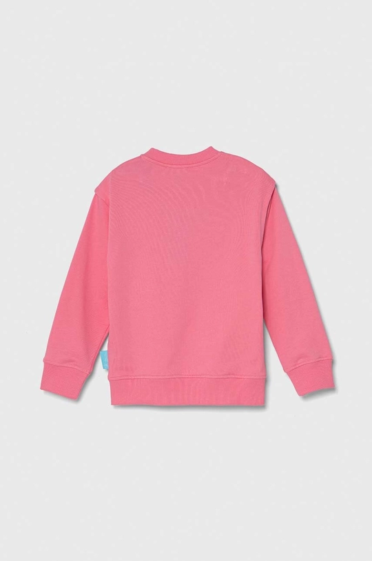 Emporio Armani felpa in cotone bambino/a x The Smurfs rosa