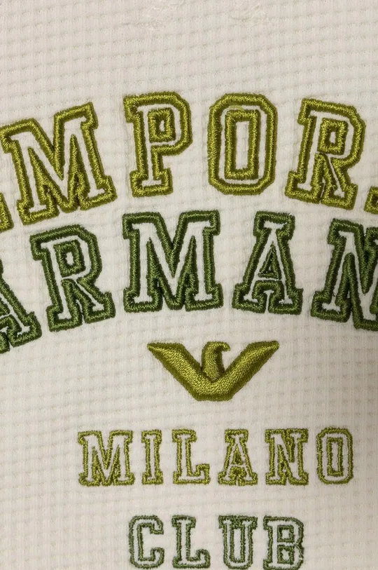 Emporio Armani bluza bawełniana niemowlęca Materiał zasadniczy: 100 % Bawełna, Ściągacz: 93 % Bawełna, 7 % Elastan, Kołnierz: 93 % Bawełna, 7 % Elastan