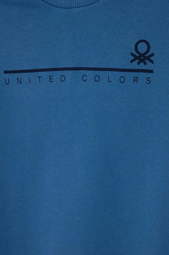 Παιδική βαμβακερή μπλούζα United Colors of Benetton Κύριο υλικό: 100% Βαμβάκι Πλέξη Λαστιχο: 96% Βαμβάκι, 4% Σπαντέξ