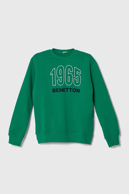 verde United Colors of Benetton felpa in cotone bambino/a Ragazzi