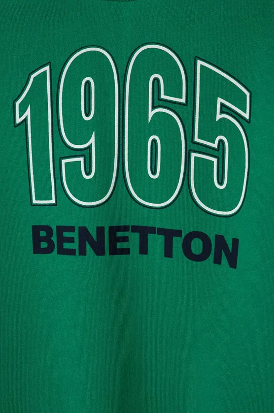 Παιδική βαμβακερή μπλούζα United Colors of Benetton Κύριο υλικό: 100% Βαμβάκι Πλέξη Λαστιχο: 96% Βαμβάκι, 4% Σπαντέξ