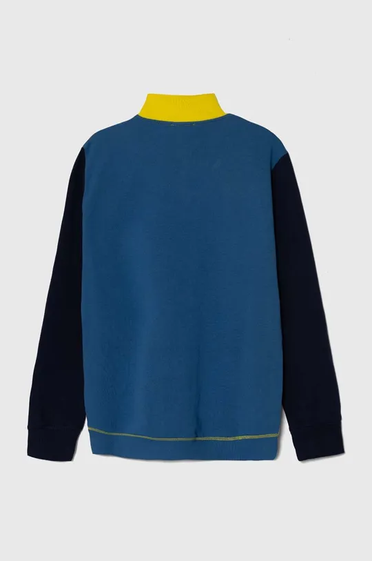 Παιδική βαμβακερή μπλούζα United Colors of Benetton κίτρινο