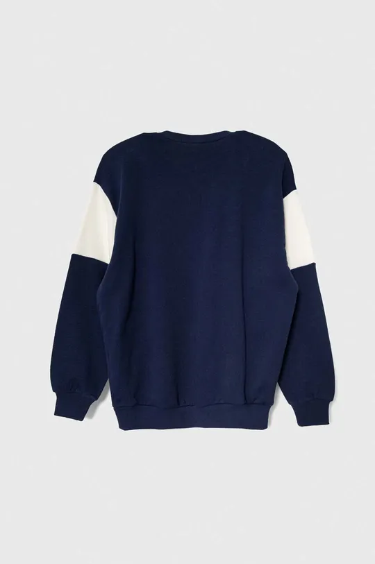 Otroški bombažen pulover United Colors of Benetton mornarsko modra