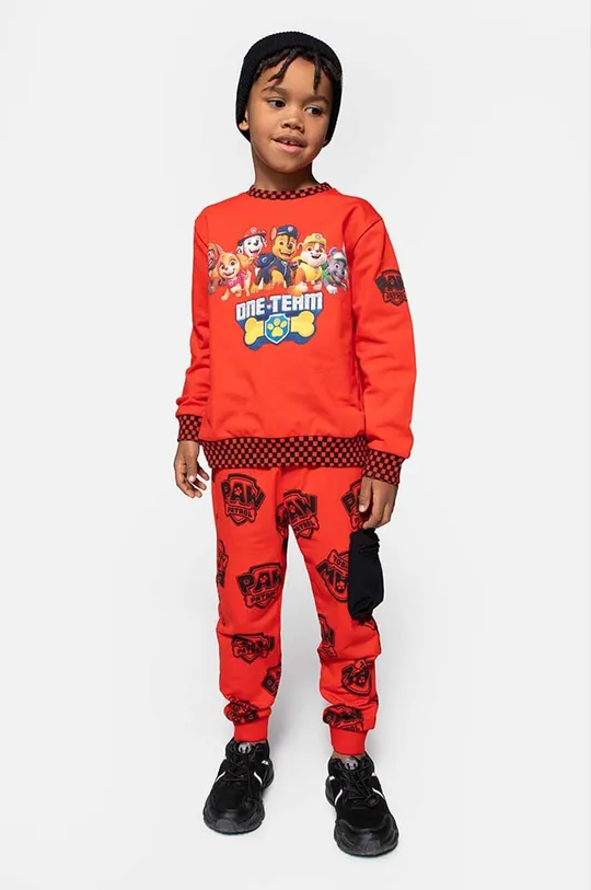 Otroški pulover Coccodrillo rdeča