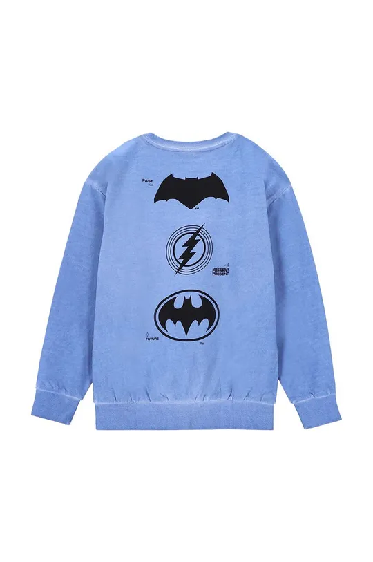 Otroški bombažen pulover Coccodrillo modra
