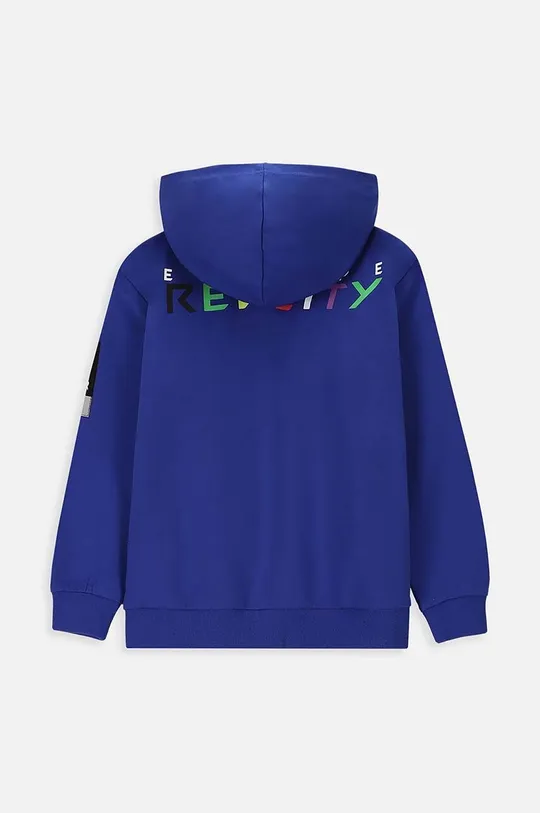 Παιδική βαμβακερή μπλούζα Coccodrillo σκούρο μπλε