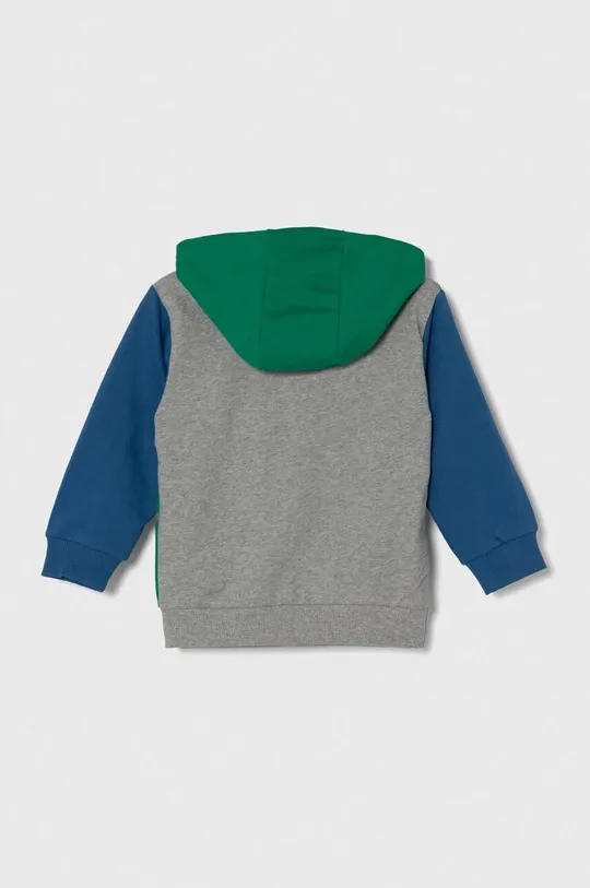 Παιδική βαμβακερή μπλούζα United Colors of Benetton πράσινο