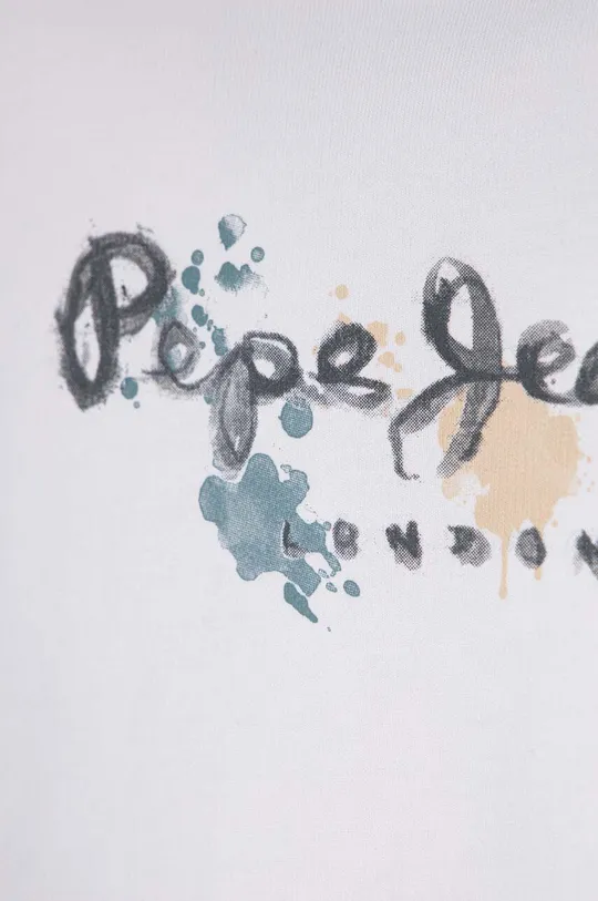 Pepe Jeans gyerek melegítőfelső pamutból BIGE 100% pamut