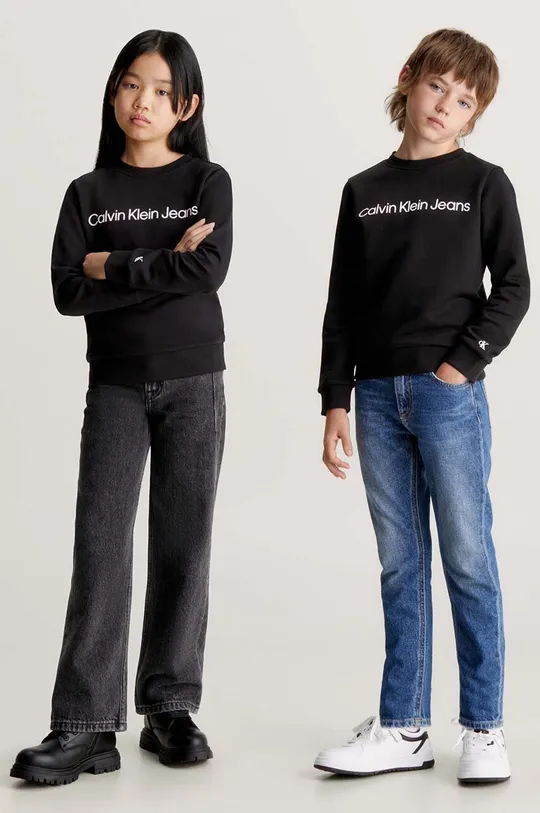 Παιδική βαμβακερή μπλούζα Calvin Klein Jeans