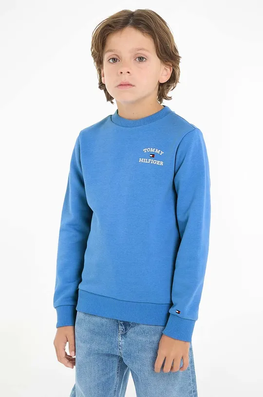 modra Otroški pulover Tommy Hilfiger Fantovski