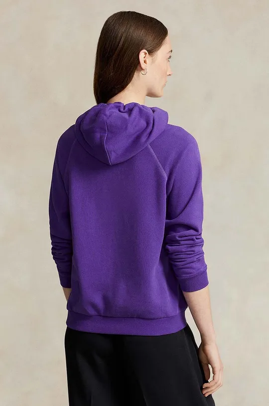 Bombažen pulover Polo Ralph Lauren vijolična