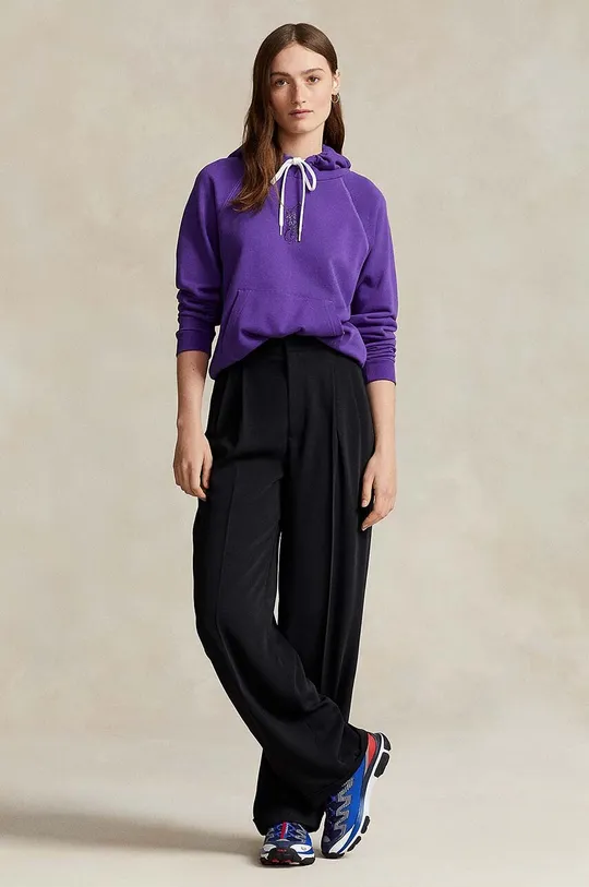 fioletowy Polo Ralph Lauren bluza bawełniana