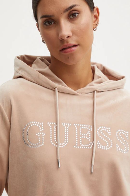 Dukserica Guess COUTURE smeđa V4RQ25.KBXI2