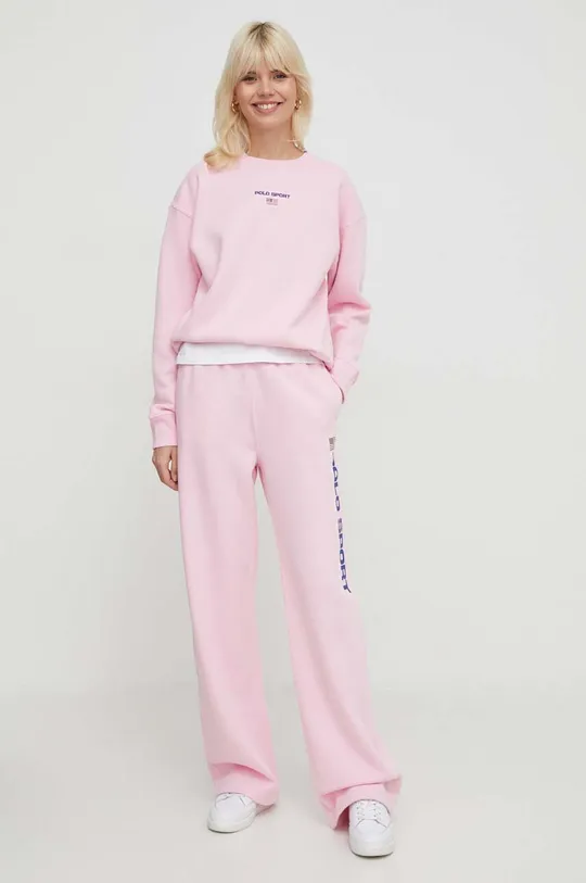 Μπλούζα Polo Ralph Lauren ροζ