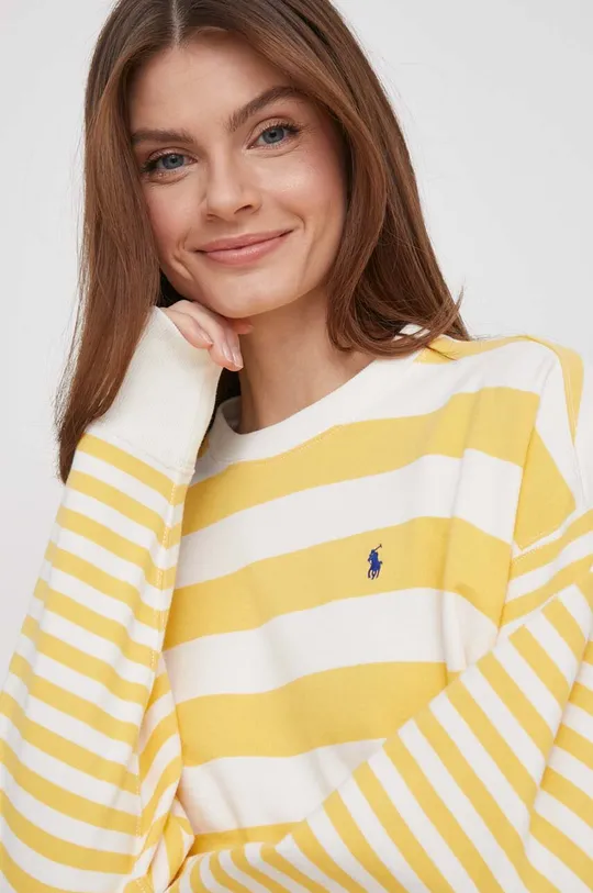 żółty Polo Ralph Lauren bluza bawełniana Damski