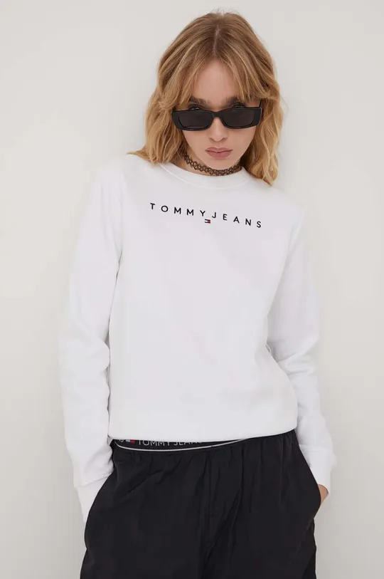 biały Tommy Jeans bluza Damski