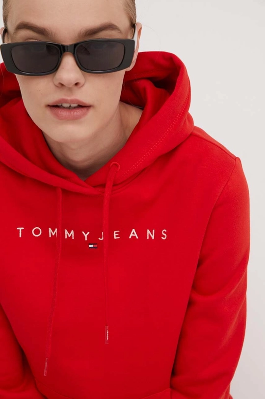 rdeča Pulover Tommy Jeans