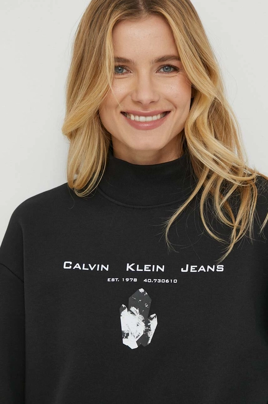 črna Pulover Calvin Klein Jeans