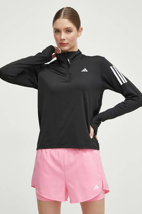 czarny adidas Performance bluza do biegania Own The Run