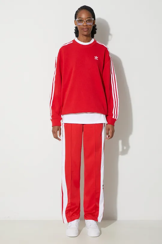 adidas Originals bluză 3-Stripes Crew OS rosu