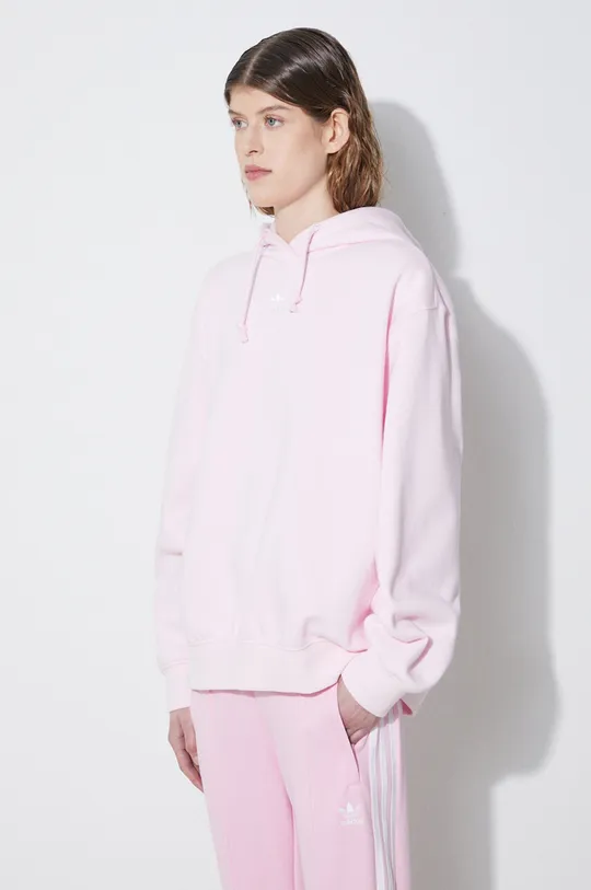 pink adidas Originals sweatshirt Adicolor Essentials Boyfriend Hoodie