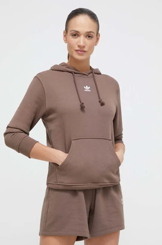 barna adidas Originals pamut melegítőfelső Női