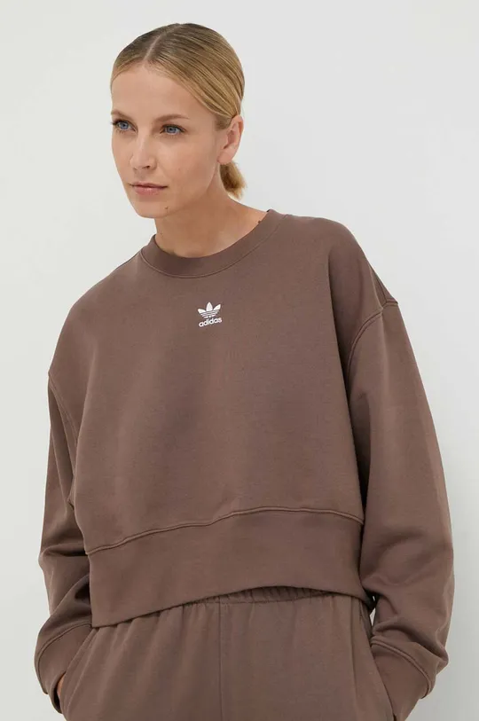 marrone adidas Originals felpa Adicolor Essentials Crew Sweatshirt Donna