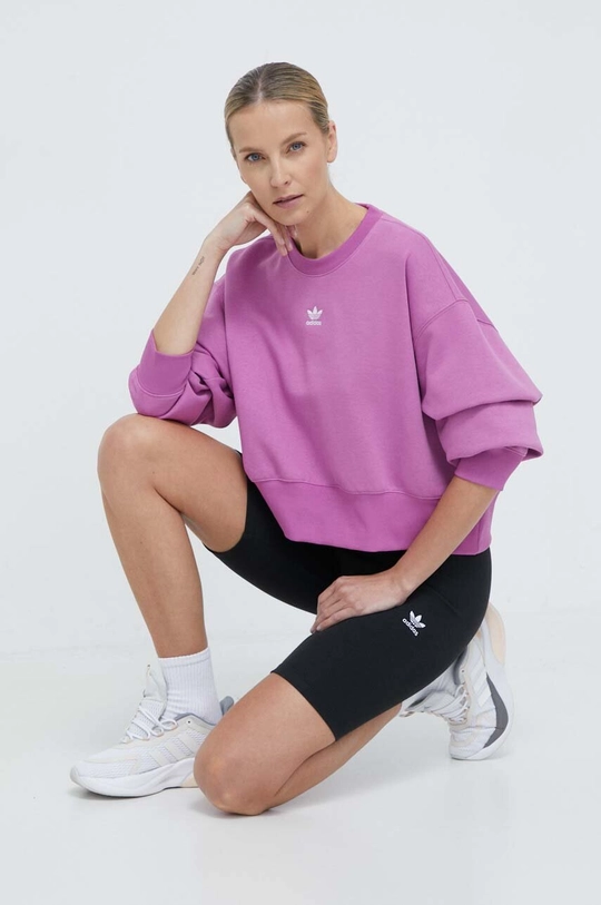 Dukserica adidas Originals Adicolor Essentials Crew Sweatshirt roza